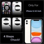 GROZHJAL Case for iPhone 11 Phone Case,Shockproof Military-Grade Drop Protection Frosted Translucent Matte Back Phone Cover,Anti-Scratch Basic Protective iPhone 11 Case Black