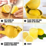 Zulay Kitchen Handheld Lemon Squeezer Juicer