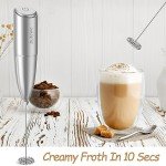 Handheld Milk Frother for Coffee Drinks