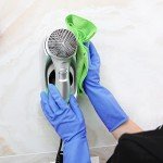 Colorful Reusable Rubber Kitchen Dish Gloves - 4 Pairs