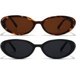 90s Style Oval Sunglasses for Men and Women