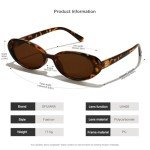 90s Style Oval Sunglasses for Men and Women