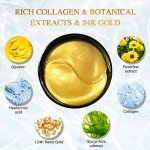Gold Under Eye Masks for Puffiness & Dark Circles