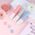 Pink Silicone Hair Dye Applicator Bottle