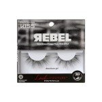 KISS Natural False Eyelashes - Noir, 24 Wisps