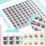 Natural Wispy Lash Cluster Kit with Glue & Tweezers