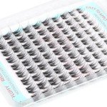 Natural Wispy Lash Cluster Kit with Glue & Tweezers