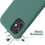OTOFLY for iPhone 11 Case, Phone Case 11,Slim Shockproof, Anti-Fingerprint, Anti-Scratch Microfiber Lining, Protective Cover Compatible with iPhone 11 6.1 inch - Pine Green