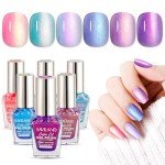 6pcs Ombre Nail Polish Set – Summer Colors