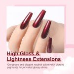 Pearl Wine Red Quick Dry Nail Polish 0.41 oz