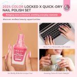 6pcs Ombre Nail Polish Set – Summer Colors