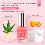 6pcs Ombre Nail Polish Set – Summer Colors