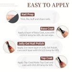 23PCS Jelly Nail Polish Set for Home & Salon