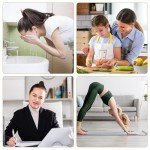 100 Pack Black Hair Ties for Thick Hair