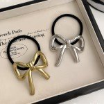 Bowknot Hair Ties – Elegant Scrunchies for All