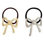 Bowknot Hair Ties – Elegant Scrunchies for All