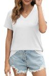 Women's Summer V-Neck Short Sleeve Shirts