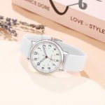 Waterproof Nurse Watch for Women - White Silicone