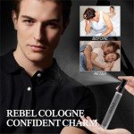 MUPUFU Rebel Pheromone Cologne for Men, 0.34 Fl Oz