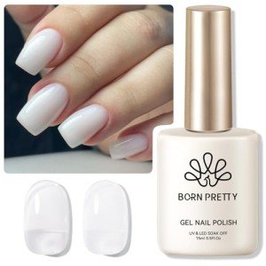 Milky White Jelly Nail Polish - Hema-Free 15ml