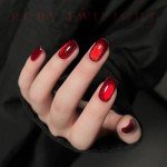 Red Cat Eye Gel Nail Polish - 16ml Ruby Twilight