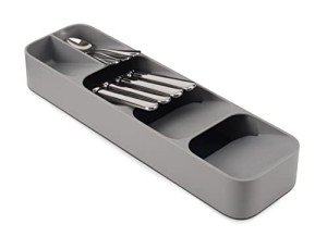 Compact Kitchen Utensil Organizer - Grey