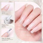 Milky White Jelly Nail Polish - Hema-Free 15ml