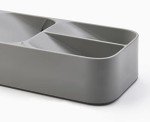 Compact Kitchen Utensil Organizer - Grey