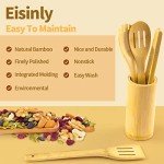 7-Piece Bamboo Cooking Utensils Set