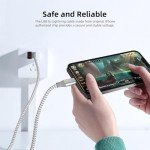 iPhone Charger 3 Pack 10 ft Apple MFi Certified Lightning Nylon Braided Cable Fast Charging Cord Compatible with iPhone 13 12 11 Pro Max XR XS X 8 7 6 Plus SE iPad and More