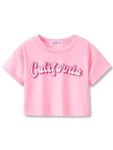 Dvenki Pink Summer Tees for Girls Size 7/8