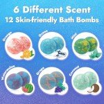 Kids Bath Bombs with Surprise Sea Animal Toys