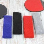 4 Pack Terry Cloth Sweatbands for Sports