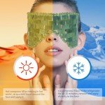 Jade Eye Mask for Hot and Cold Therapy
