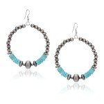 Boho Vintage Turquoise Western Earrings under $10
