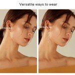 Trendy Pearl Jewelry Set with Necklace and Earrings