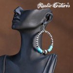 Boho Vintage Turquoise Western Earrings under $10