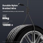 iPhone Charger Cord 3 Pack 10 FT Apple MFi Certified Lightning Cable Nylon Braided iPhone Charger Fast Charging Cable Compatible with iPhone 14 13 12 11 Pro Max XR XS X 8 7 6 Plus SE iPad and More