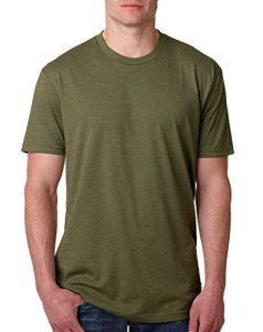 Next Level Men's CVC Crew XL MILITARY GREEN