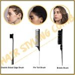 5 Pcs Hair Wax Stick for Flyaways and Edges