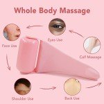 Pink Ice Roller for Face and Skin Care