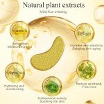 24K Gold Under Eye Patches - 15 Pairs