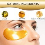 30 Pairs Gold Eye Masks for Puffiness & Circles
