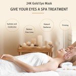 30 Pairs Gold Eye Masks for Puffiness & Circles