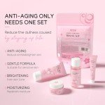 Sakura Travel Skincare Set for Teens - 4 Pieces