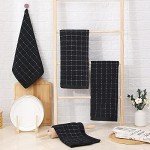 4-Pack Soft Cotton Checkered Kitchen Towels