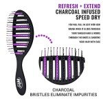 Speed Dry Detangling Hair Brush - Black
