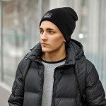 Warm Unisex Knit Cuffed Beanie Winter Hat