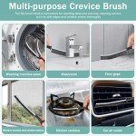 3-Pack Hard-Bristled Crevice Cleaning Brushes