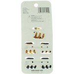Scunci No-Slip Mini Jaw Clips, 5 Pack